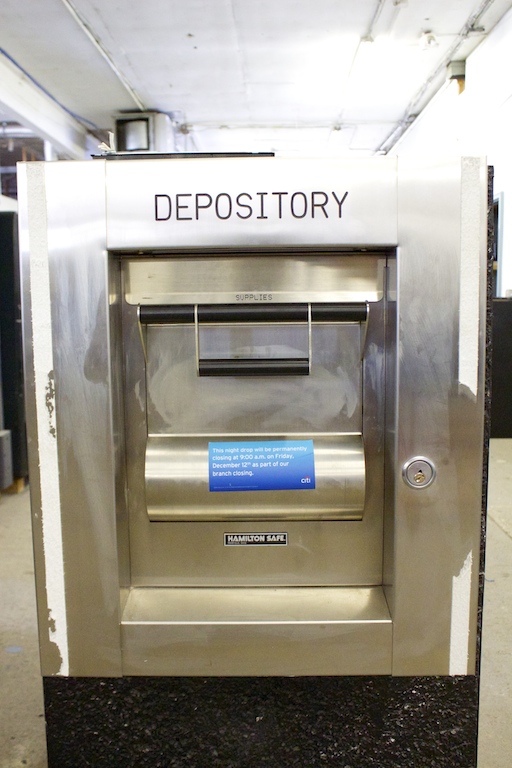 Used Bank Equipment Hamilton Night Depository TL30 High Security Drop